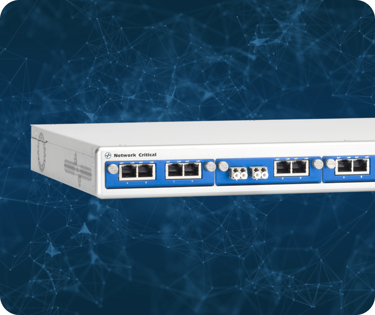 SmartNA diagonal on blue background