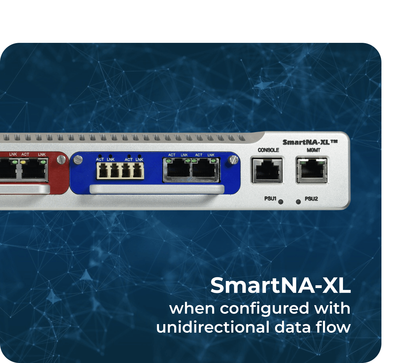 SmartNA-XL when configured with unidirectional data flow